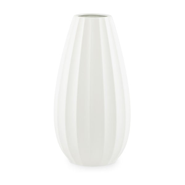 Vaso in ceramica color crema (altezza 33,5 cm) Cob - AmeliaHome