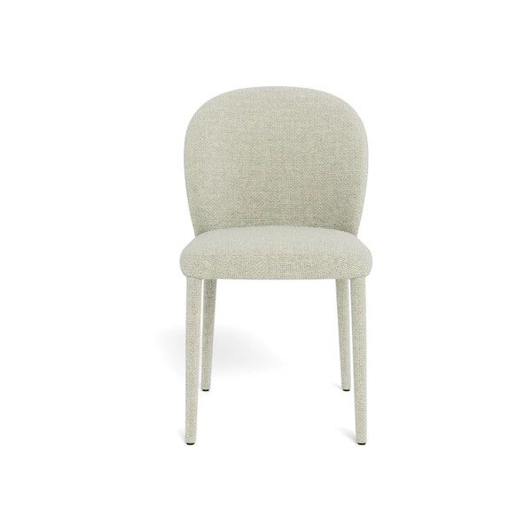 Sedie da pranzo in set grigio chiaro imbottito impilabili 2 pz Patricia – Actona-image-2