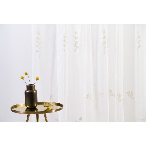 Tenda sottile color crema 140x245 cm Melissa – Mendola Fabrics-image-1