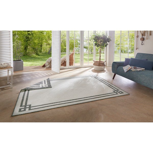 Tappeto da esterno grigio e crema , 200 x 290 cm Manito - NORTHRUGS-image-2