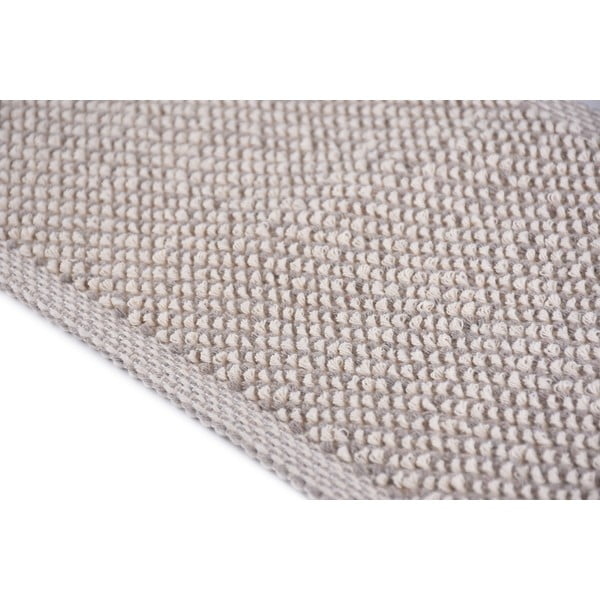 Passatoia per scale grigio chiaro in cotone set da 16 pz 25x65 cm Kumsal Bej - Vitaus-image-4