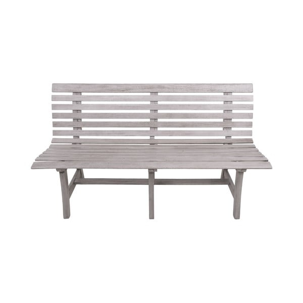 Panchina da giardino in legno grigio Mandalay - Garden Pleasure-image-2