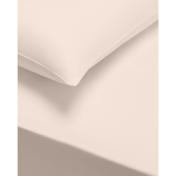 Set di 2 federe in cotone sateen beige Standard, 50 x 75 cm Cotton Sateen - Bianca-image-1