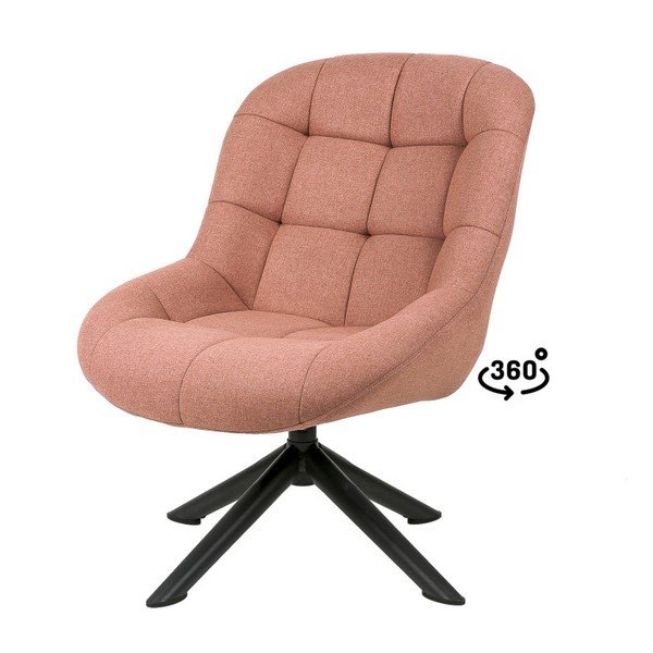 Sedia girevole rosa Sevilla - sømcasa