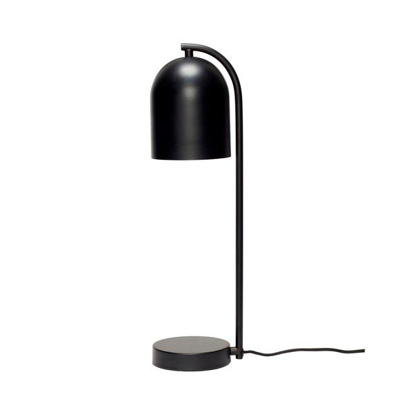 Černá stolní lampa Hübsch Hanna
