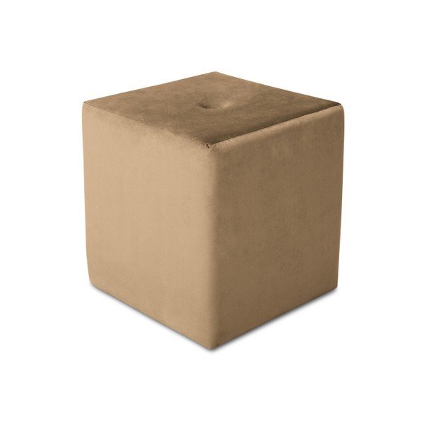 Pouf marrone chiaro , 40 x 45 cm Margaret - Mazzini Sofas-image-3