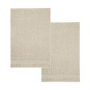 Set di 2 asciugamani in spugna di cotone beige 90x140 cm Anti-Bacterial - Catherine Lansfield