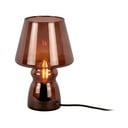 Lampada da tavolo in vetro marrone scuro Vetro, altezza 25 cm - Leitmotiv