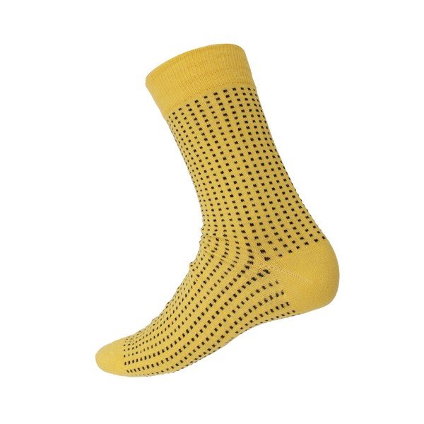 Ponožky Mini Dots Yellow, velikost 40-44