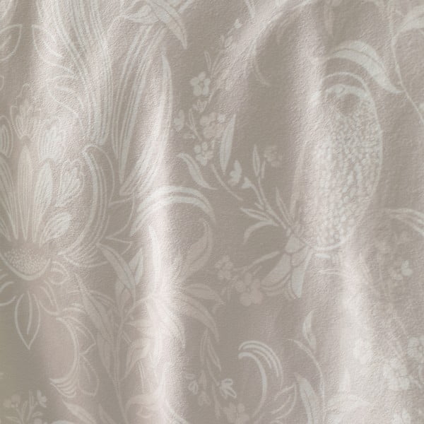 Set copripiumino e federa beige in velluto per letto matrimoniale 200x200 cm Bridgerton Regal Birds – Catherine Lansfield-image-4