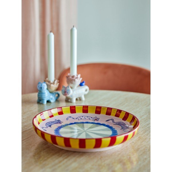 Vassoio vassoio di servizio in ceramica ø 30 cm Missy – Bloomingville-image-1