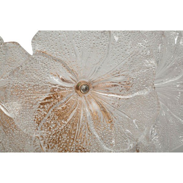 Lampada da parete dorata in vetro Ibiscus – Mauro Ferretti-image-3