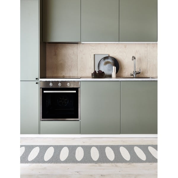 Passatoia da interno/esterno grigia 70x150 cm Ella Warm Grey – Pappelina-image-1