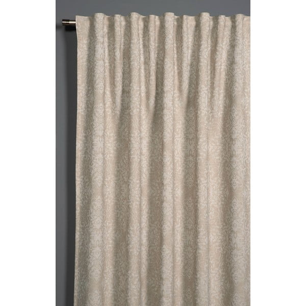 Tenda oscurante/termoisolante beige in jacquard 140x245 cm Ornament – Sehlbach