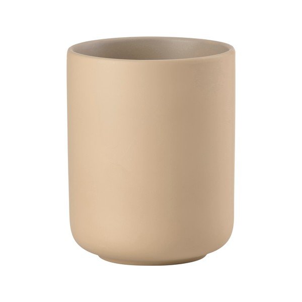 Portaspazzolino beige in gres Ume – Zone
