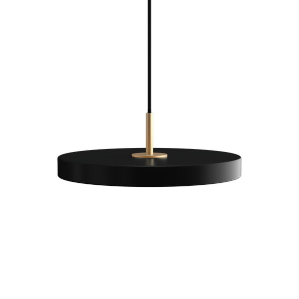 Apparecchio a sospensione dimmerabile a LED nero con paralume in metallo ø 31 cm Asteria Plus Mini - UMAGE