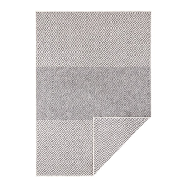 Tappeto bifacciale grigio chiaro per esterni , 160 x 230 cm Borneo - NORTHRUGS