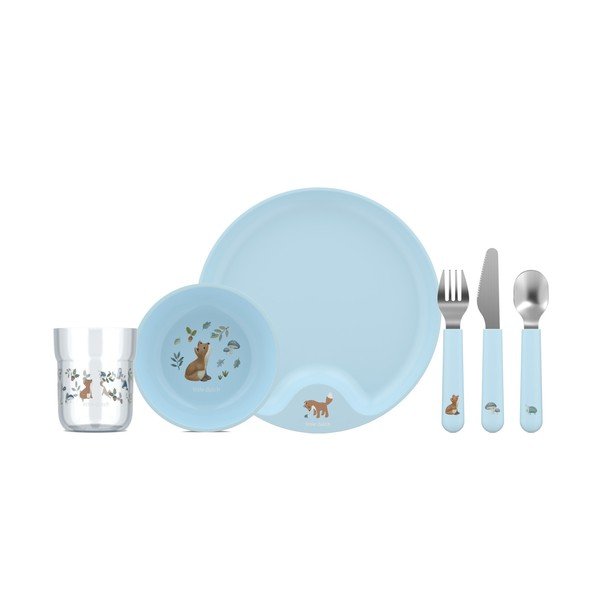 Set da pranzo per bambini in plastica 6 pz Forest Friends – Mepal