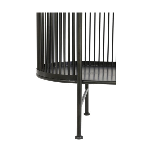 Cassettiera alta in metallo nero 119x161 cm Yinthe - Light & Living-image-4