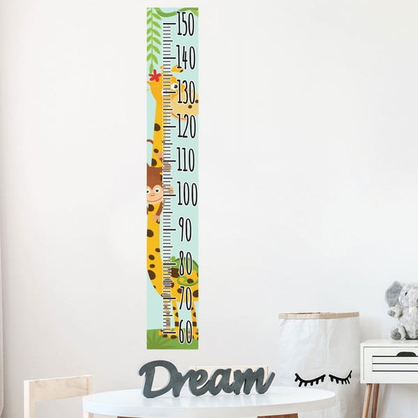 Set di 2 misuratori adesivi per la registrazione dell'altezza del bambino Savanna - Ambiance