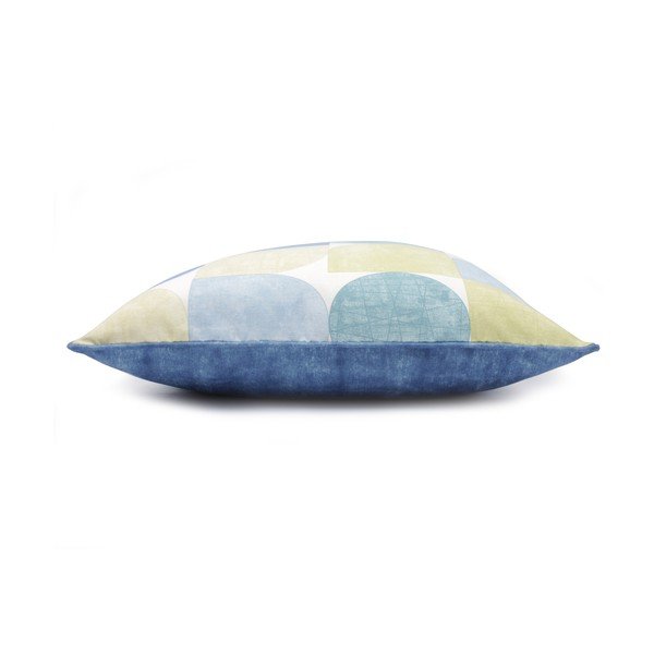 Copricuscino blu Cerchi, 60 x 60 cm - WeLoveBeds-image-1