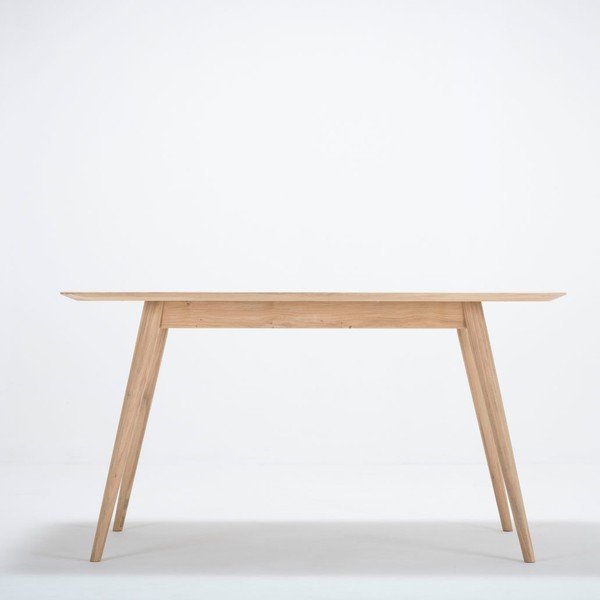 Tavolo da pranzo in legno di quercia, 140 x 90 cm Stafa - Gazzda-image-3