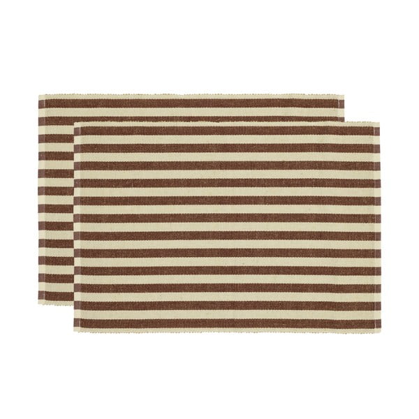 Tovagliette in set in misto iuta 2 pz 33x48 cm Statement Stripe – Södahl