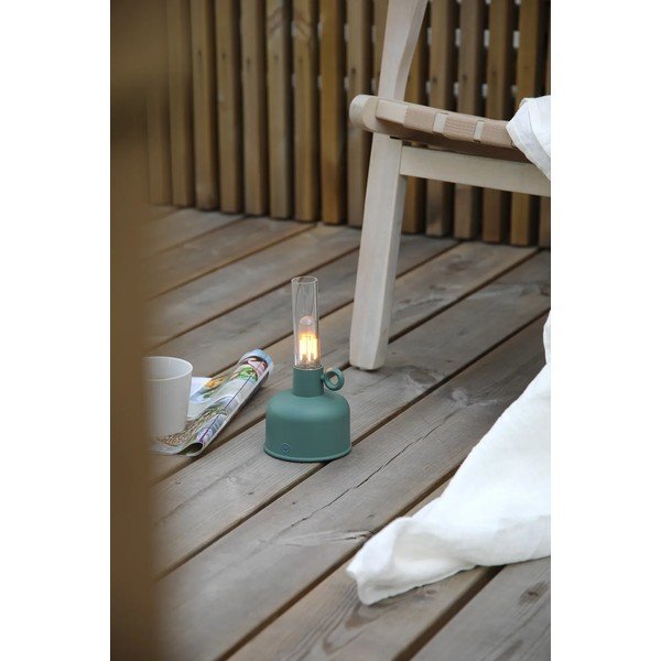 Lampada da tavolo LED verde scuro (altezza totale 22 cm) Astrid – Markslöjd-image-2