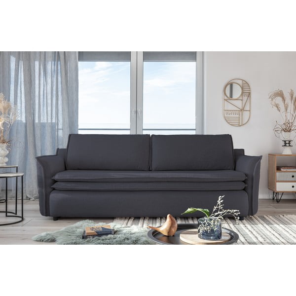 Divano letto antracite Charming Charlie - Miuform-image-1
