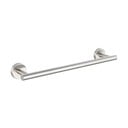 Portasciugamani a parete in acciaio inox in argento opaco Bosio - Wenko