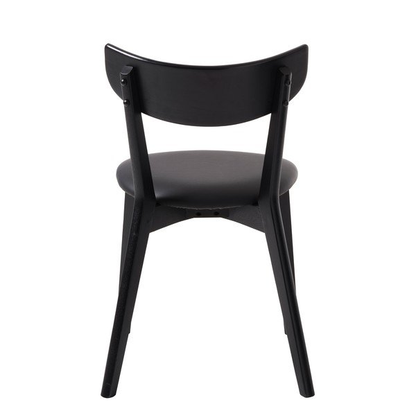 Sedie da pranzo in set nere 2 pz Pero – Unique Furniture-image-4