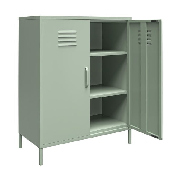 Armadio in metallo verde 40x102x80 cm Mission District - Støraa-image-3