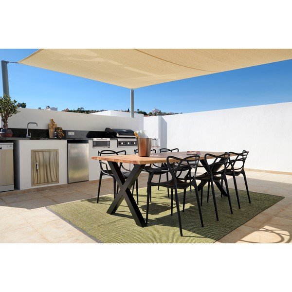 Passatoia da interno/esterno color kaki 70x200 cm Effi Apple – Pappelina-image-1