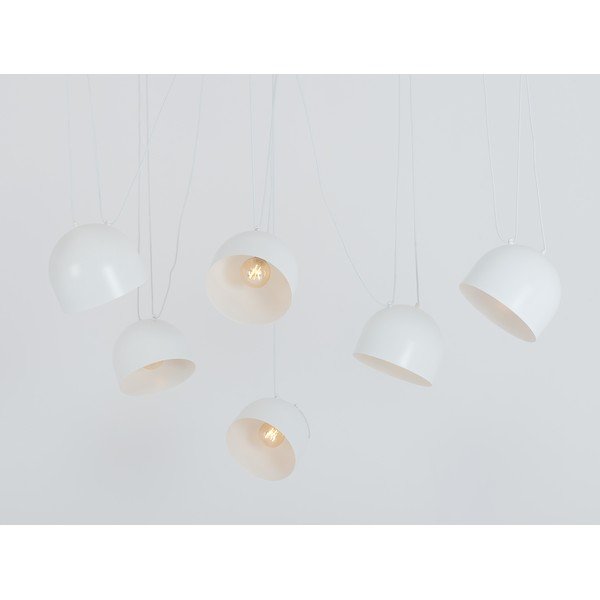 Lampada a sospensione bianca con paralume in metallo 250x250 cm Popo - CustomForm-image-1
