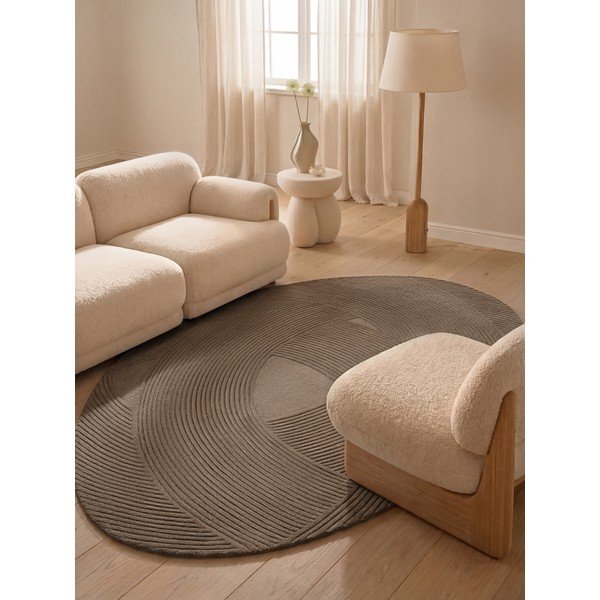 Tappeto marrone in lana 160x230 cm Kensington Victoria – Ted Baker-image-1