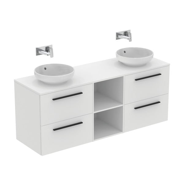 Mobile bagno basso a sospensione bianco 40x63 cm i.Life B - Ideal Standard-image-3