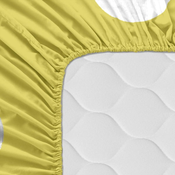 Lenzuolo di cotone Basic , 105 x 200 cm Confetti - Happy Friday-image-1