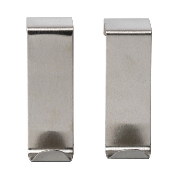 Set di ganci da appendere color argento lucido in metallo 2 pz Fixeo – douceur d'intérieur