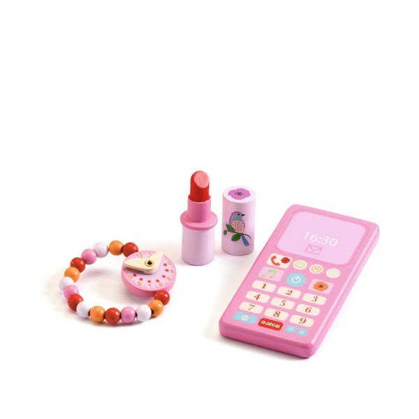 Borsetta per bambini con accessori Fiori - Djeco-image-1