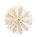Decorazione luminosa bianca con motivo natalizio ø 45 cm Marigold - Markslöjd