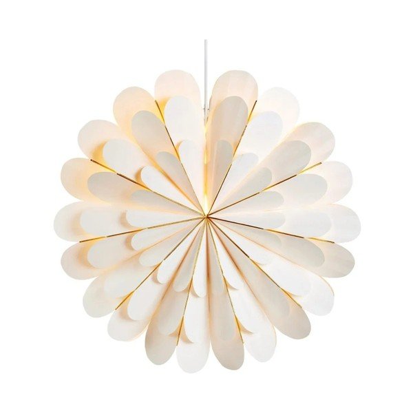 Decorazione luminosa bianca con motivo natalizio ø 45 cm Marigold - Markslöjd