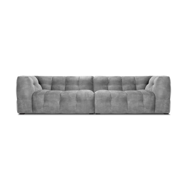 Divano in velluto grigio, 280 cm Vesta - Windsor & Co Sofas