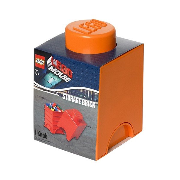 Úložný boxík Lego Movie, oranžový