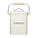 Contenitore per rifiuti compostabili bianco da 3 L Living Nostalgia - Kitchen Craft