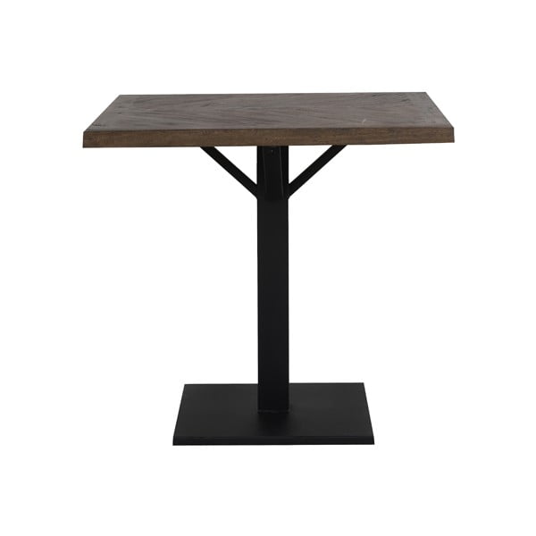 Tavolo da pranzo marrone scuro 80x80 cm Chisa - Light & Living