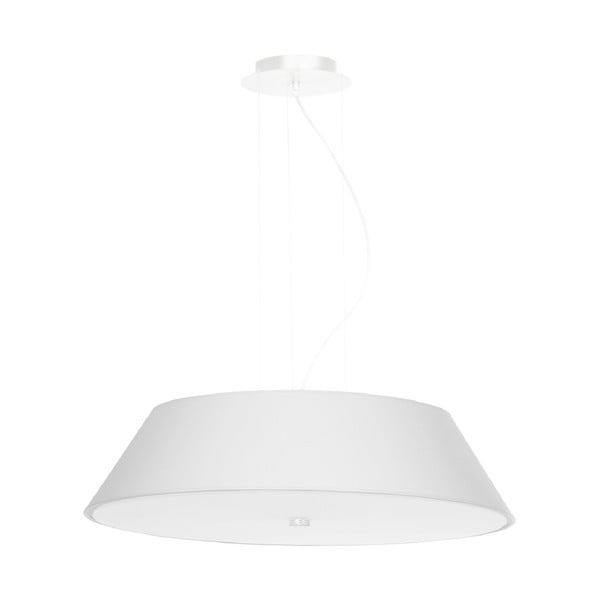Lampada a sospensione bianca con paralume in vetro ø 60 cm Hektor - Nice Lamps