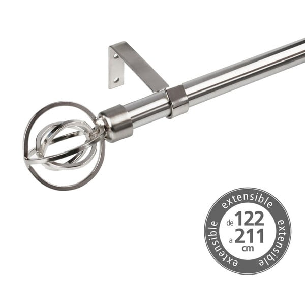 Mantovana estensibile in metallo 122 - 211 cm - Casa Selección-image-1