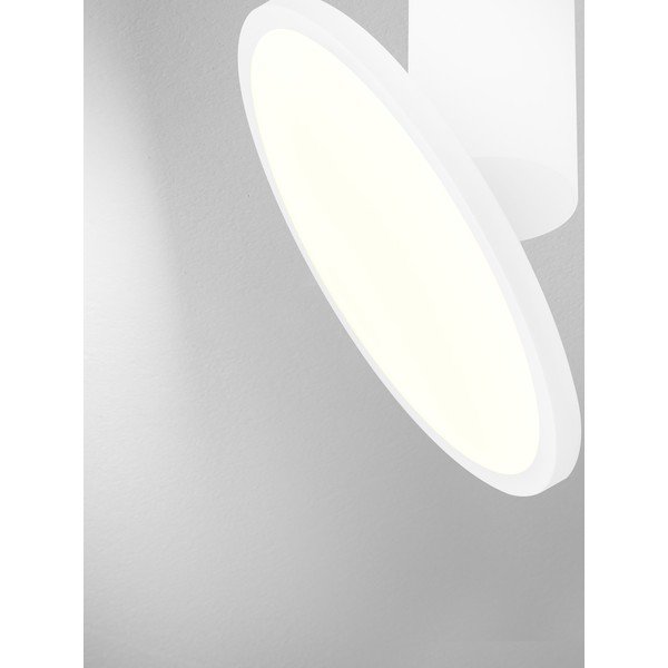 Plafoniera LED bianco opaco in alluminio con struttura flessibile Ekei – Nova Luce-image-4