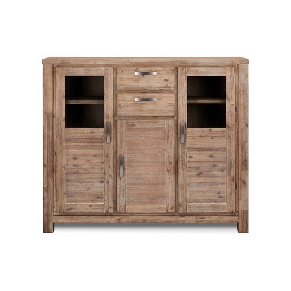 Cassettiera in legno di acacia Alaska - Furnhouse-image-1