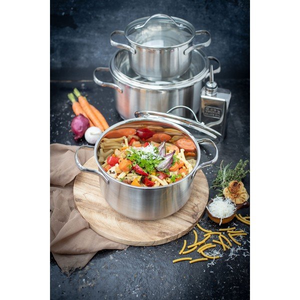 Set di pentole in acciaio inox 9 pezzi Horizon - ELO-image-2